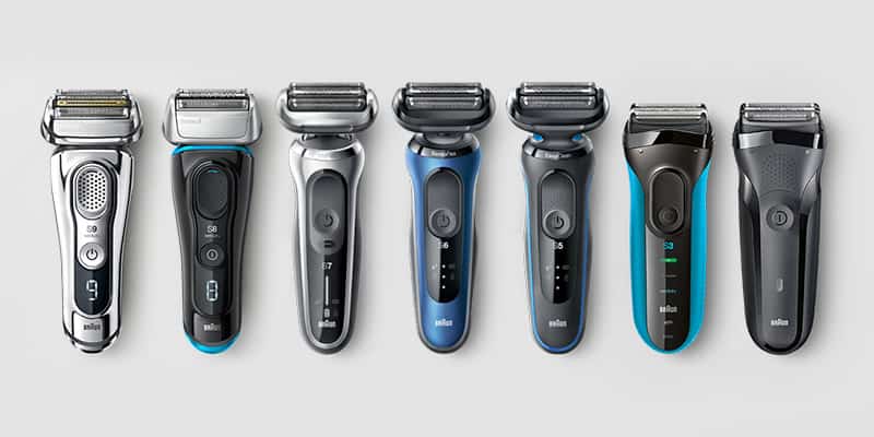 braun electric shavers