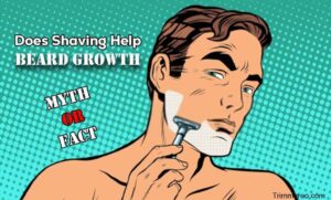 shaving beard growth