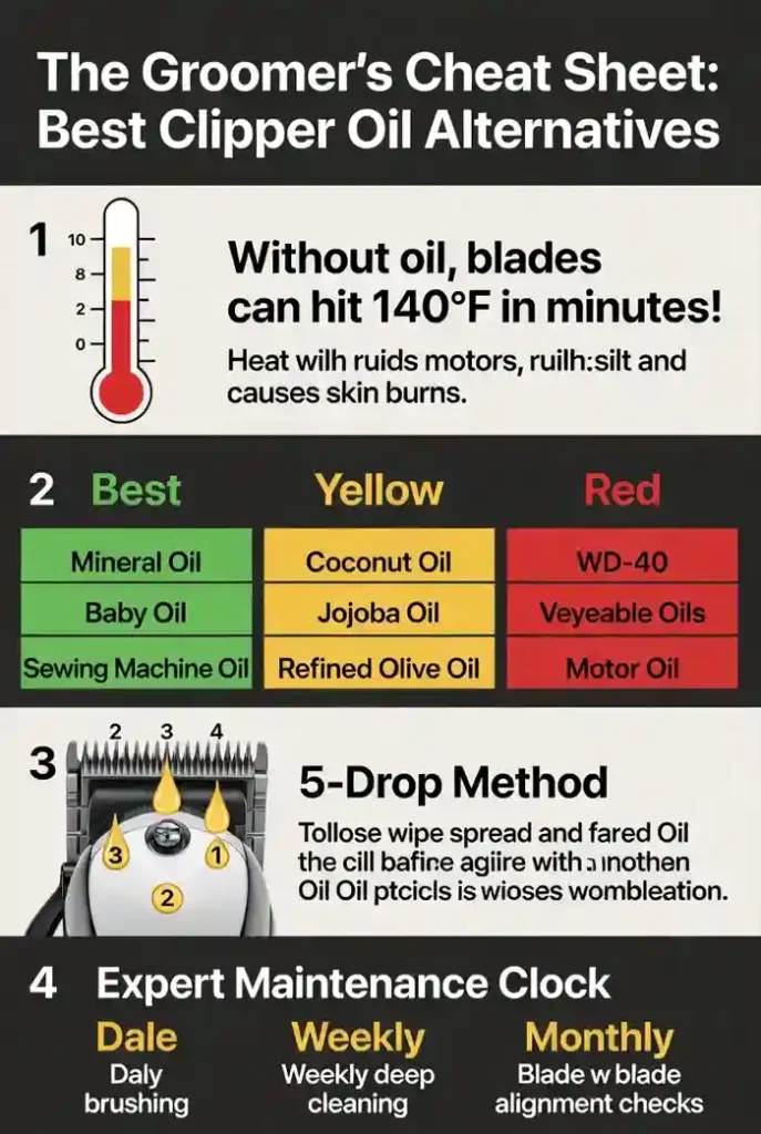 Clipper Oil Alternative infograph