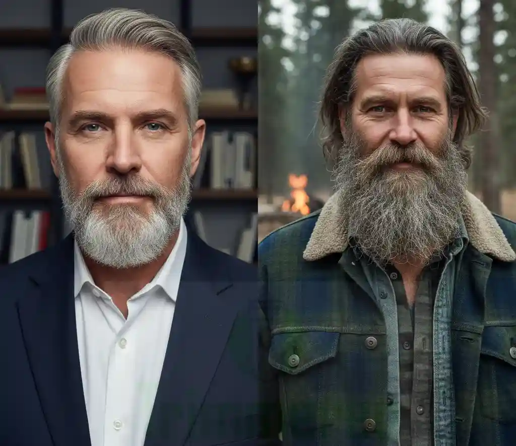 Salt And Pepper Beard Style