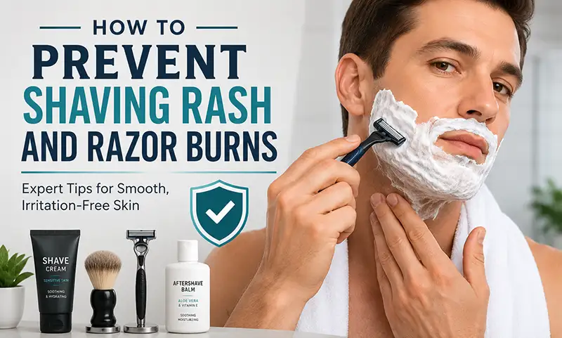 Prevent Shaving Rash and Razor Burns