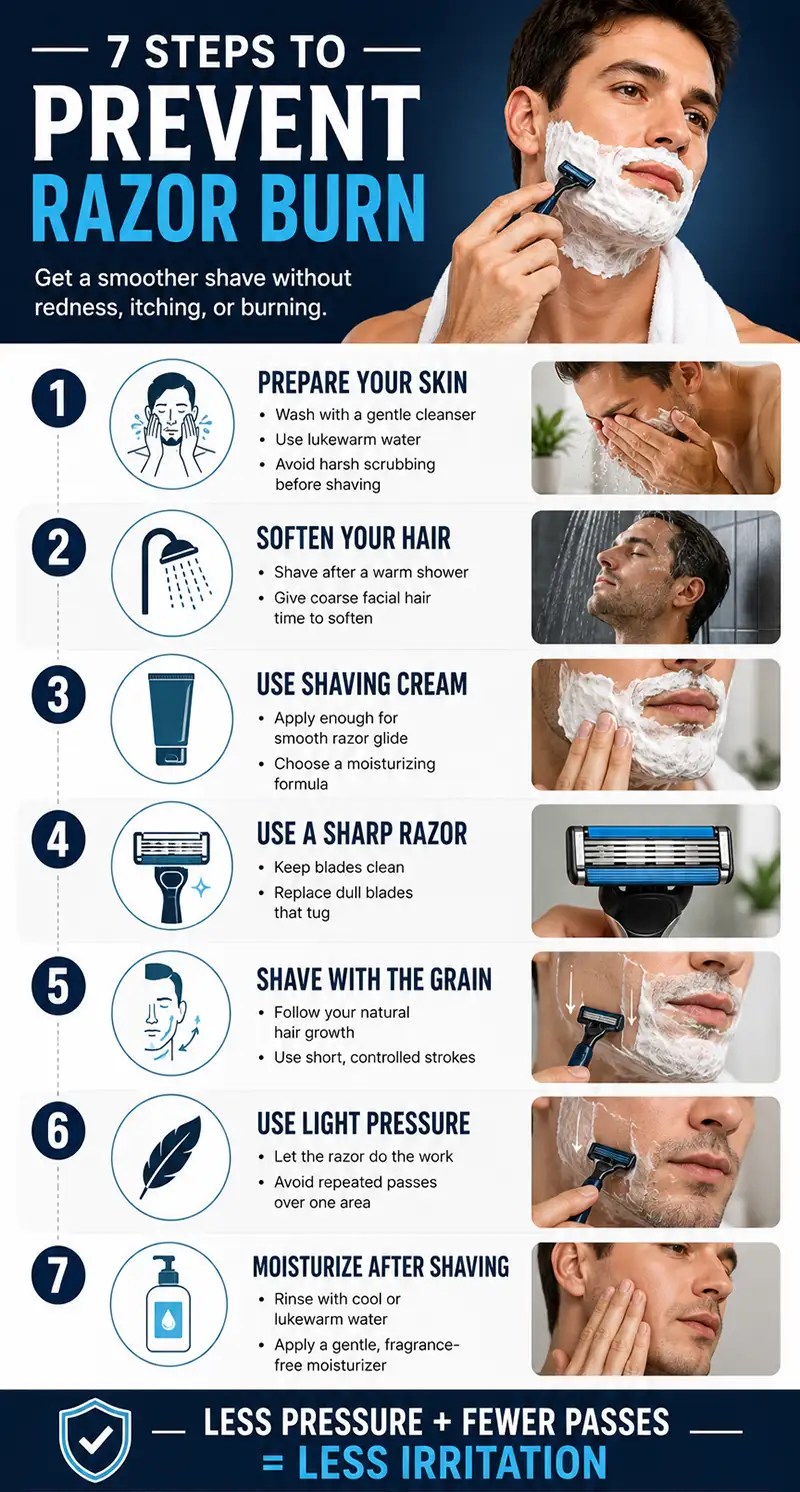 Prevent Shaving Rash and Razor Burns