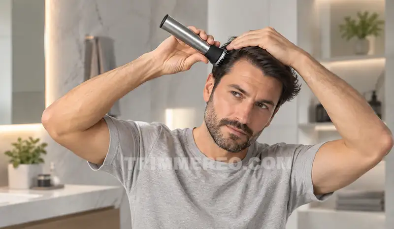 Philips Norelco MG7970/49 Series 7000 Tested & Explained Philips Norelco MG7970 hair clip