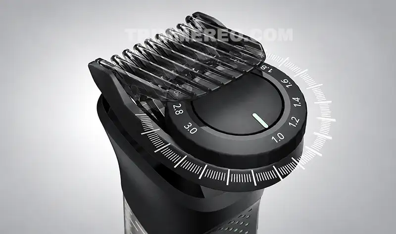 Philips Norelco MG7970/49 Series 7000 Tested & Explained Philips Norelco MG7970 length setting